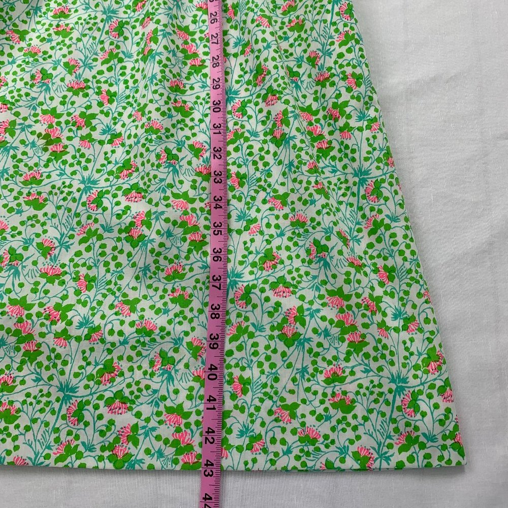 Vintage "The Lilly" Lilly Pulitzer 1960's Pink & Green Floral Dress Size Medium - Picture 12 of 16